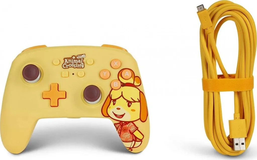 Kontroller PowerA Animal Crossing Isabelle, me kabllo, i verdhë - 10