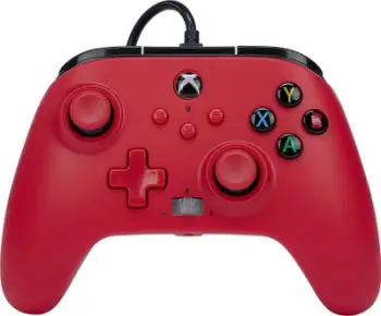 Kontroller PowerA Artisan Red Xbox Series, me kabllo, i kuq