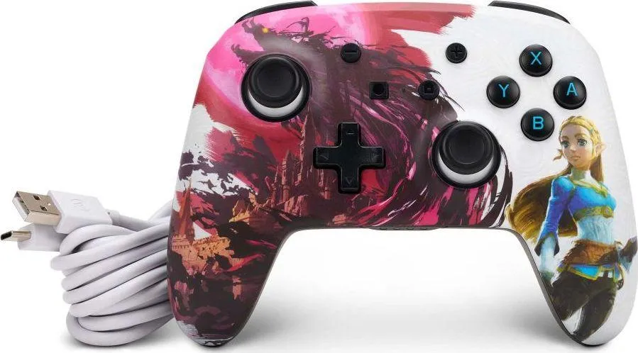 Kontroller PowerA Blood Moon Zelda, wireless, shumëngjyrësh - 8