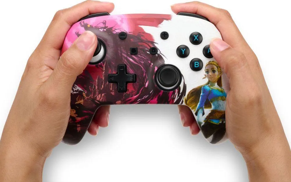 Kontroller PowerA Blood Moon Zelda, wireless, shumëngjyrësh - 9