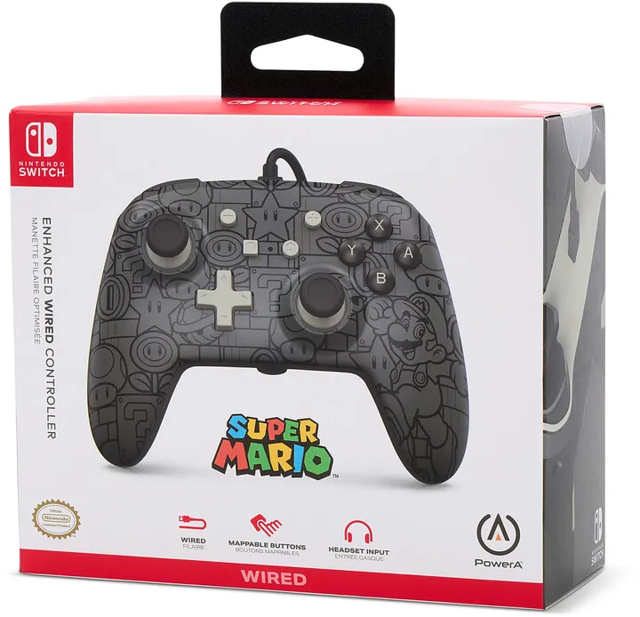 Kontroller PowerA Enhanced Wired Controller, Power-Up Mario (SWITCH) - 12