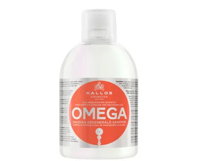 Shampo rigjenerues për flokë Kallos Omega 1000 ml - 1