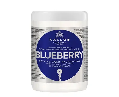 Maskë për flokë Kallos Blueberry 1000 ml - 1