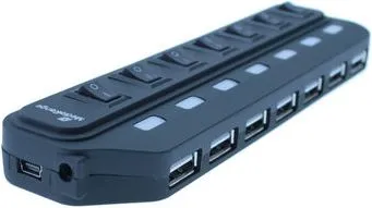 USB Hub MediaRange 7x USB-A 2.0 (MRCS504) - 1