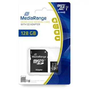 Kartelë memorie MediaRange MR945 128GB MicroSDXC Class 10 UHS-I e zezë