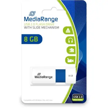 USB stick MediaRange 8GB USB 2.0, kaltër