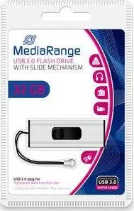 USB MediaRange MR916 32GB 3.0, zi/argjendtë - 9
