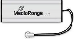 USB MediaRange MR916 32GB 3.0, zi/argjendtë