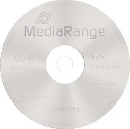 Disqe CD-R MediaRange 700MB, 52x, 10 copë - 1