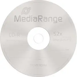 Disqe CD-R MediaRange 700MB, 52x, 10 copë