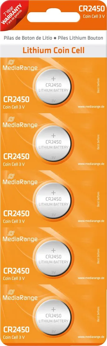 Bateri MediaRange, 540 mAh, 5 copë - 1