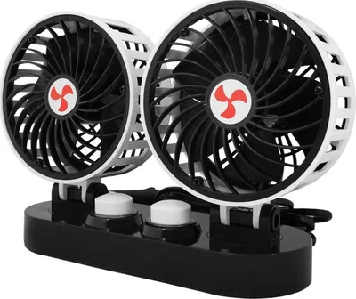 Ventilator makine LTC 2 x 5" 12V, me rregullim - 1
