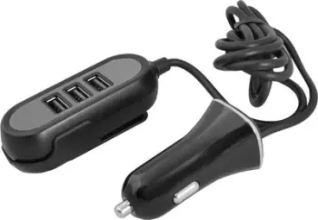 Karikues makine LTC PS USB + 3xUSB në një kabllo 1.4m, 5.8A.