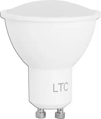 Poç elektrik LTC PS LTC LED GU10 SMD 7W 230V, dritë e bardhë e ngrohtë, 560 lm