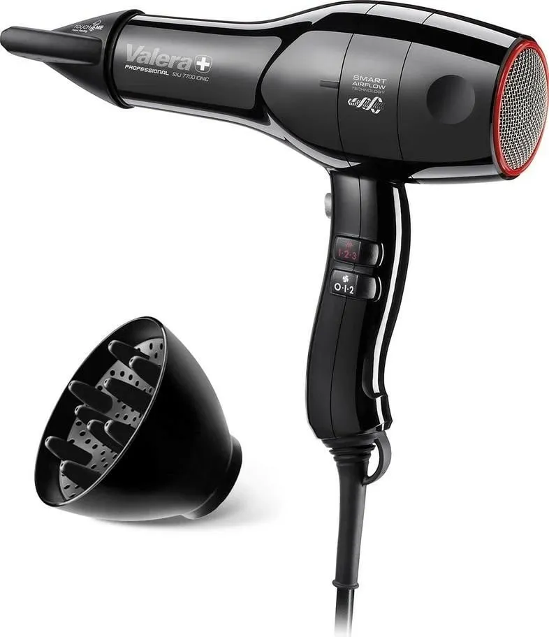 Tharëse flokësh Valera Swiss Silent Jet 7700 Light RC, 2000W, e zezë - 2