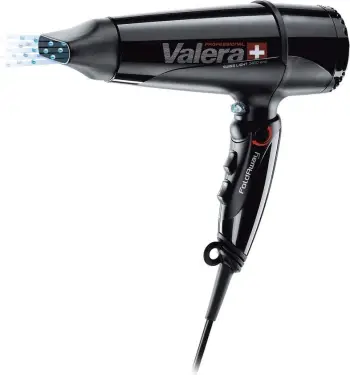 Tharëse për flokë Valera Swiss Light 5400 Fold-Away Ionic Tourmaline, e zezë