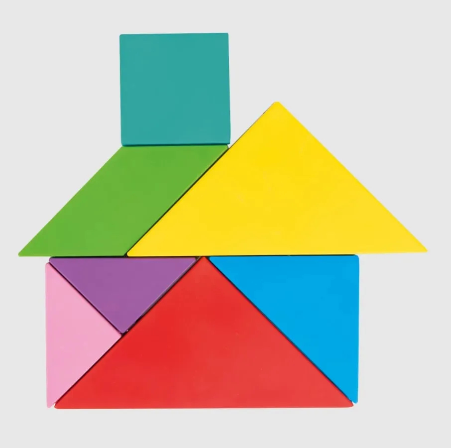 Set lodër për fëmijë Pilsan Magnetic Tangram - 2