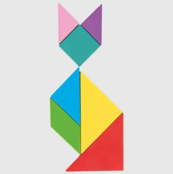 Set lodër për fëmijë Pilsan Magnetic Tangram