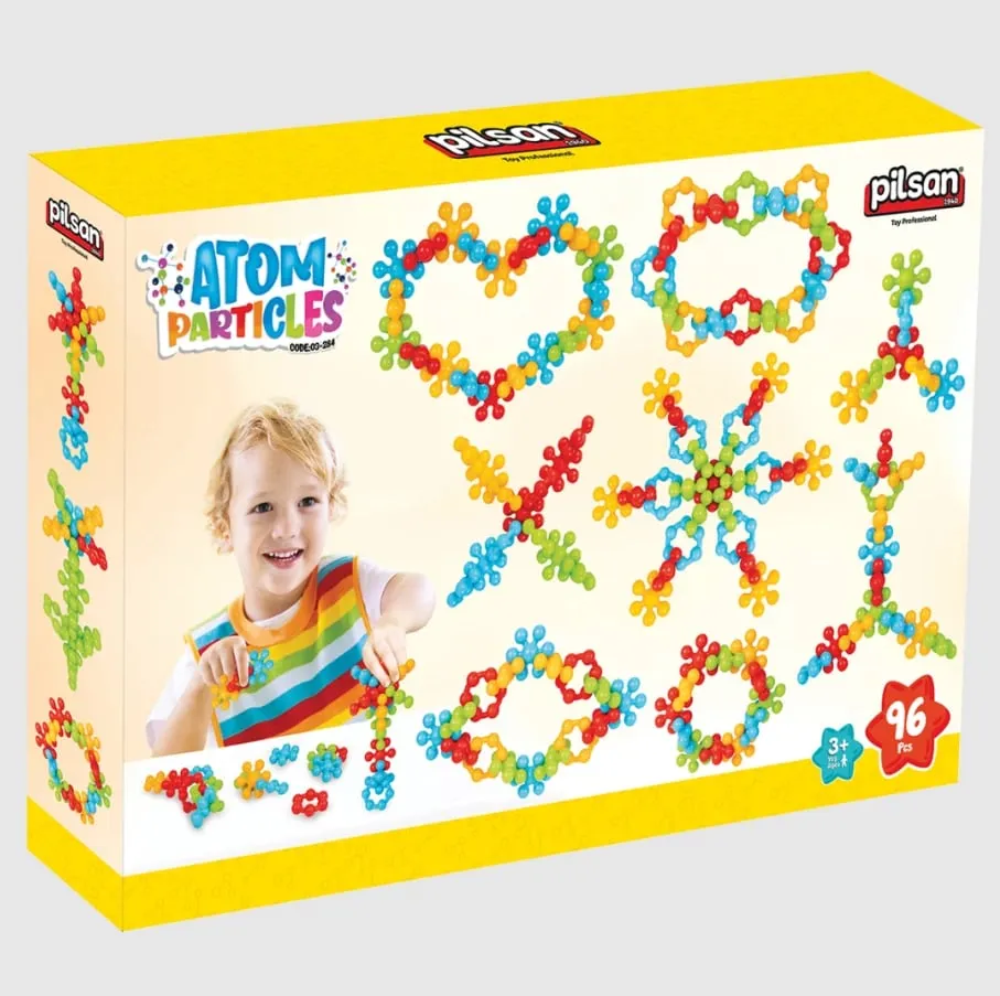 Set lodër për fëmijë Pilsan Molecular Model Kit, 96 pjesë - 1