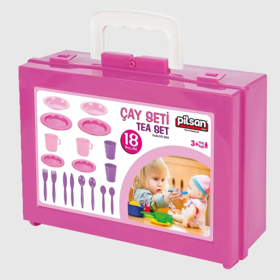 Set lodër për fëmijë Pilsan Tea in Carrying Case - 1