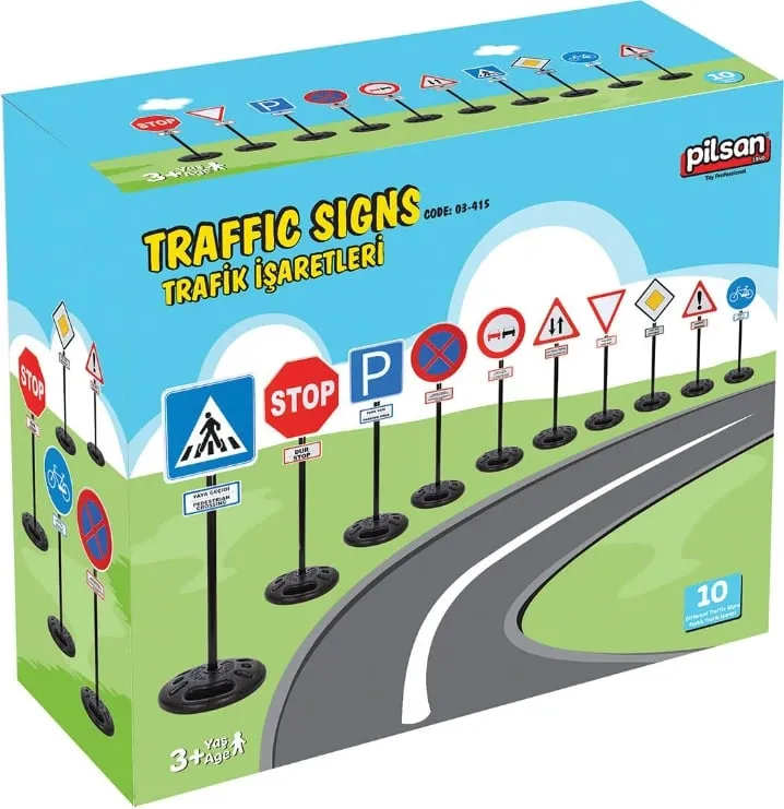 Set lodër për fëmijë Pilsan Traffic Signs - 1
