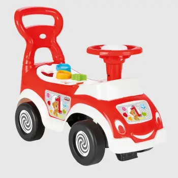 Lodër mini veturë për fëmijë Pilsan My Cute First Car w Shape Sorter, e kuqe