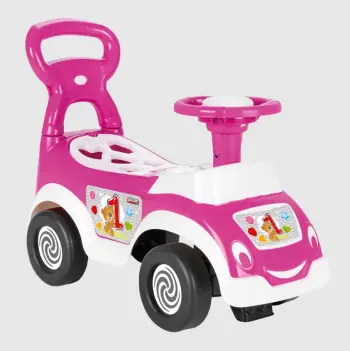 Lodër mini veturë për fëmijë Pilsan My Cute First Car w Shape Sorter, rozë