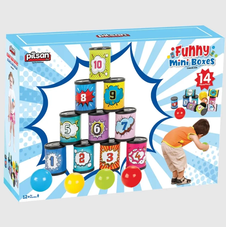 Set lodër për fëmijë Pilsan Funny Mini Boxes - 1
