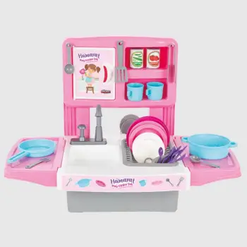 Set lodër për vajza Pilsan Hamarat Play Kitchen Sink with Running Water