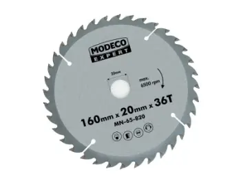 Disk për sharrë rrethore Modeco EXPERT, 140mm, 24 dhëmbë, e hirtë