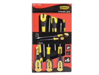 Set kaçavidash Modeco FRIENDLY GRIP MN-11-040, 6 copë, shumëngjyrësh