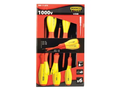 Set kaçavidash Modeco MN-11-070, 1000V, 6 copë - 1