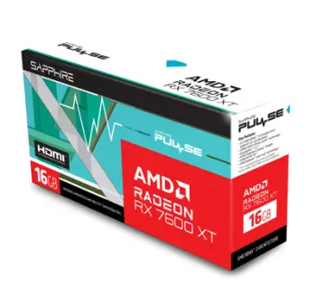Kartelë grafike Sapphire Pulse Radeon RX 7600 XT OC 16GB GDDR6