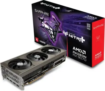 Kartelë grafike Sapphire NITRO+ Radeon RX 9070, 16 GB GDDR6, Gri
