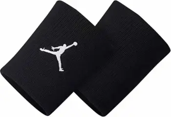 Bandë kyçi Nike Jordan Jumpman JKN01-010, 10.5cm, set 2 copë, e zezë
