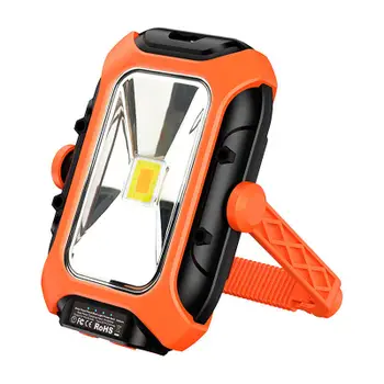 Llambë pune Superfire GM05 me panel diellor, 5200 mAh, 500 lm, portokalli