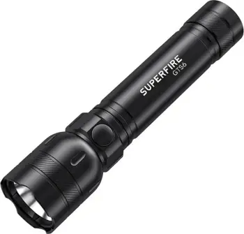 Elektrik dore Superfire GTS6, 360lm, USB-C, i zi