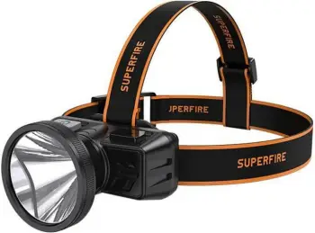 Llambë koke Superfire HL51, 160 lumen, USB, e zezë