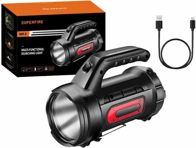 Reflektor Superfire M9-E, 900 lumen, 6000 mAh, i zi - 1