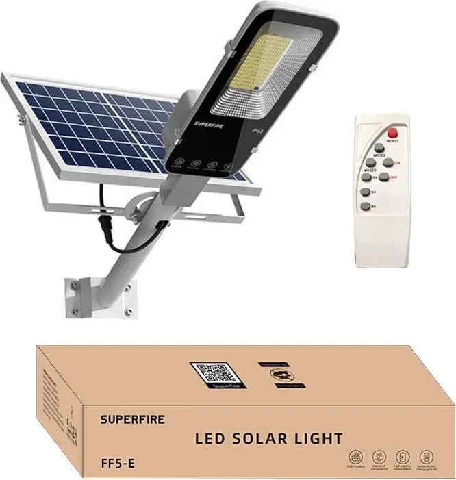Llambë diellore Superfire FF5-E, 20000mAh, 2000lm, IP65, me telekomandë - 2