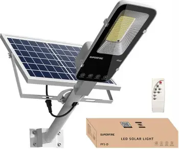 Llambë solare Superfire FF5-D, 486W, 20000mAh, e zezë