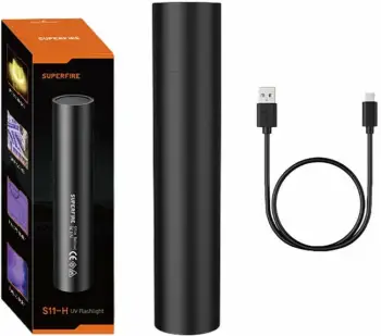 Dritë dore UV Superfire S11-H, 365nm, 800mAh, e zezë