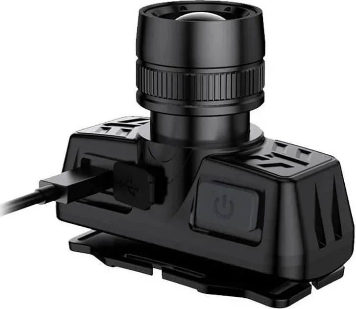Dritë koke Superfire HL50, 150 lumen, USB, e zezë - 2