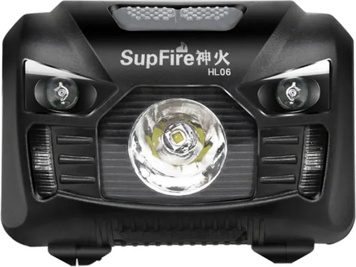 Dritë koke Superfire HL06, 500lm, USB, e zezë - 1