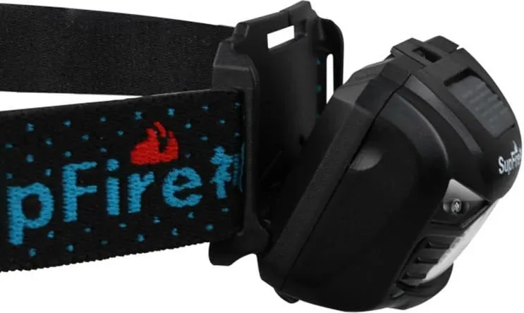 Dritë koke Superfire HL06, 500lm, USB, e zezë - 2