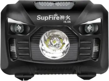 Dritë koke Superfire HL06, 500lm, USB, e zezë
