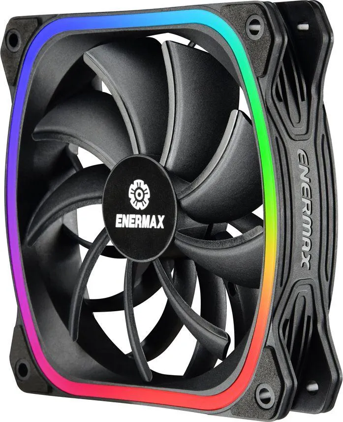 Ftohës Enermax SquA RGB, 120 mm, i zi - 3