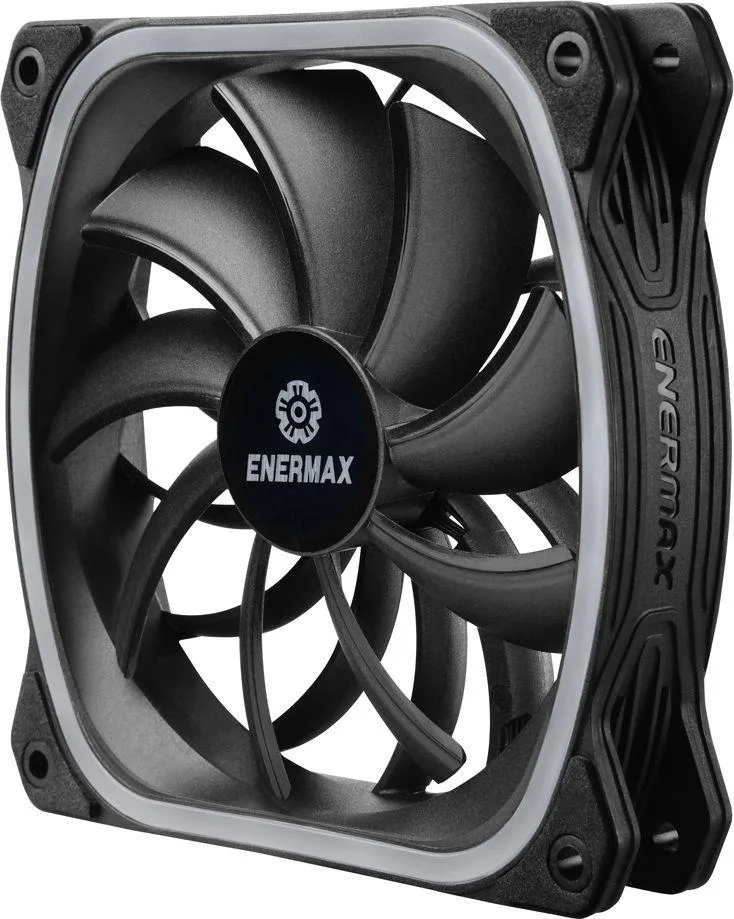 Ftohës Enermax SquA RGB, 120 mm, i zi - 4