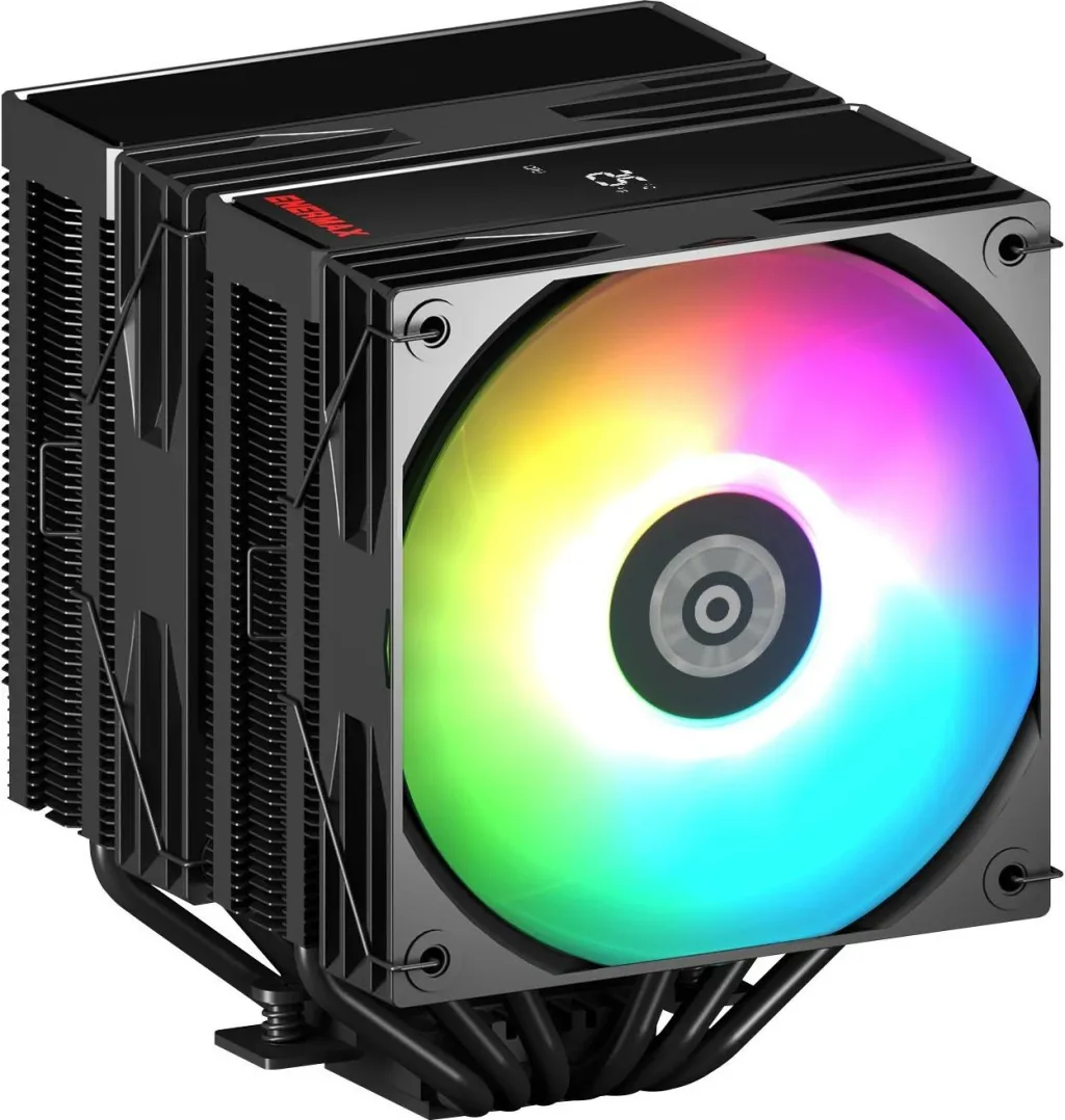 Kasë ftohëse Enermax ETS-T60D ARGB, 6 tuba, 12cm, e zezë - 2