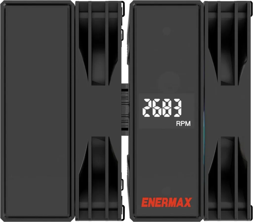 Kasë ftohëse Enermax ETS-T60D ARGB, 6 tuba, 12cm, e zezë - 5